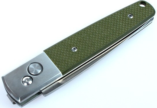 GANZO Zatvárací nôž G7211 ButtonLock - green (G7211-GR)