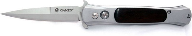 GANZO FIREBIRD Zatvárací nôž F707 ButtonLock - grey / black (F707)