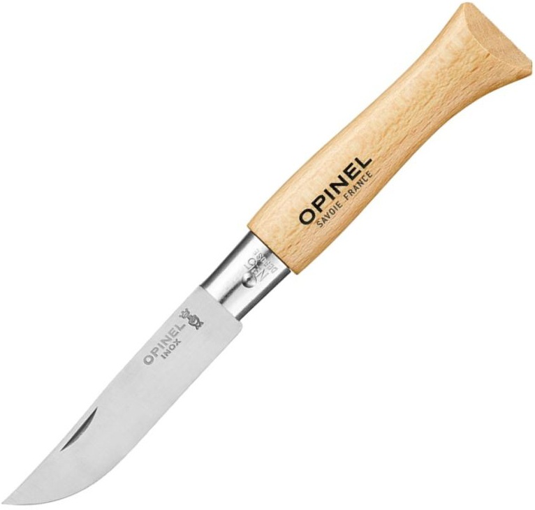 OPINEL Zatvárací nôž N°05 Inox - beech wood (001072)