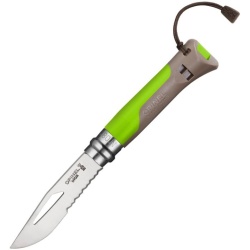 OPINEL Zatvárací nôž N°08 Inox Outdoor - earth / green (001715)