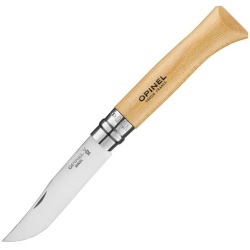 OPINEL Zatvárací nôž N°10 Inox - beech wood (123100)