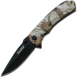 TAC FORCE Zatvárací nôž Linerlock A/O - brown camo (TF764BC)