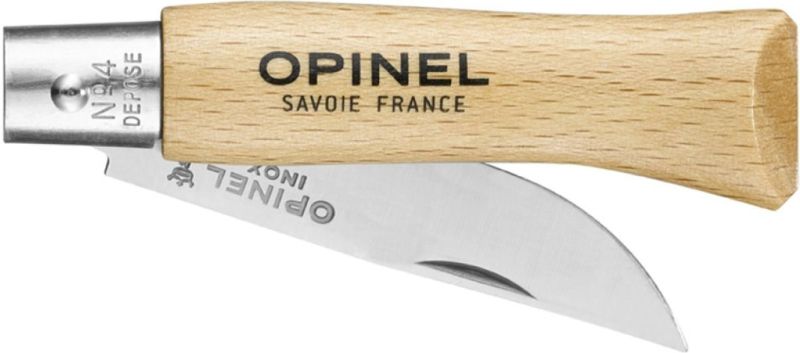 OPINEL Zatvárací nôž N°04 Inox - beech wood (121040)