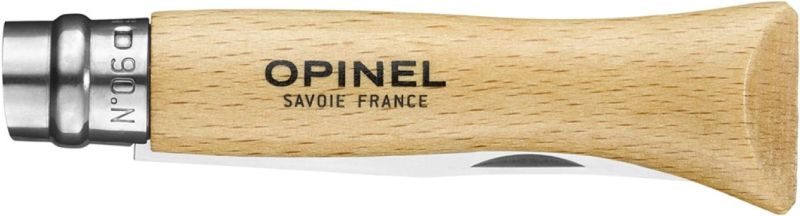 OPINEL Zatvárací nôž N°06 Inox - beech wood (123060)