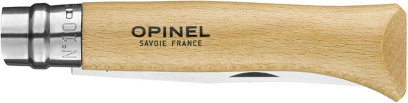 OPINEL Zatvárací nôž N°10 Inox - beech wood (123100)