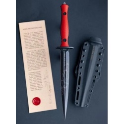 ANVKnives Nôž s pevnou čepeľou M500 ANTHROPOID 1942 Elmax/G10 DLC - červený (ANVM500-003)
