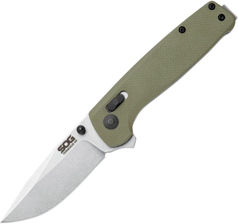 SOG Zatvárací nôž Terminus XR - green (SOGTM1022BX)