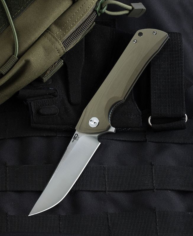 BESTECH Zatvárací nôž PALADIN LinerLock - beige (BG13B-1)