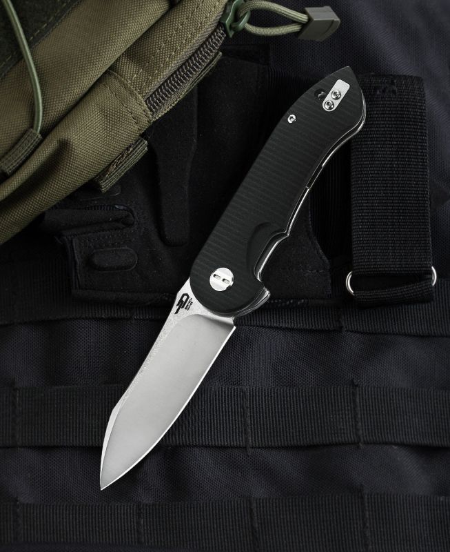 BESTECH Zatvárací nôž TORPEDO LinerLock - black (BG17A-1)