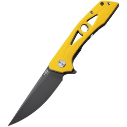 BESTECH Zatvárací nôž EYE OF RA LinerLock Black - yellow (BG23C)