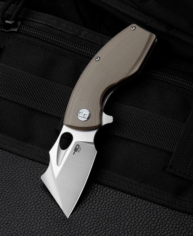 BESTECH Zatvárací nôž LIZARD LinerLock - beige (BG39C)