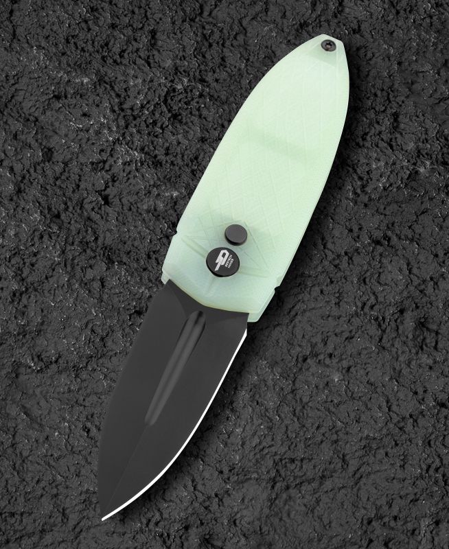 BESTECH Zatvárací nôž QUQU ButtonLock - jade (BG57A-6)