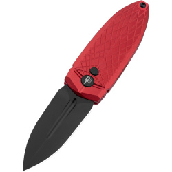 BESTECH Zatvárací nôž QUQU ButtonLock Black - red (BG57B-4)