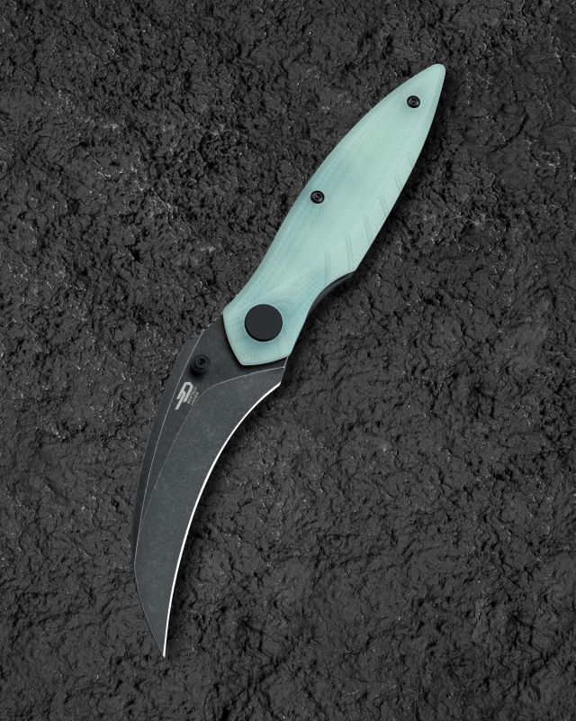 BESTECH Zatvárací nôž MANTIDAE LinerLock Black SW - jade (BG60C)