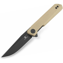 BESTECH Zatvárací nôž MINI DUNDEE LinerLock Black - khaki (BMK03I)