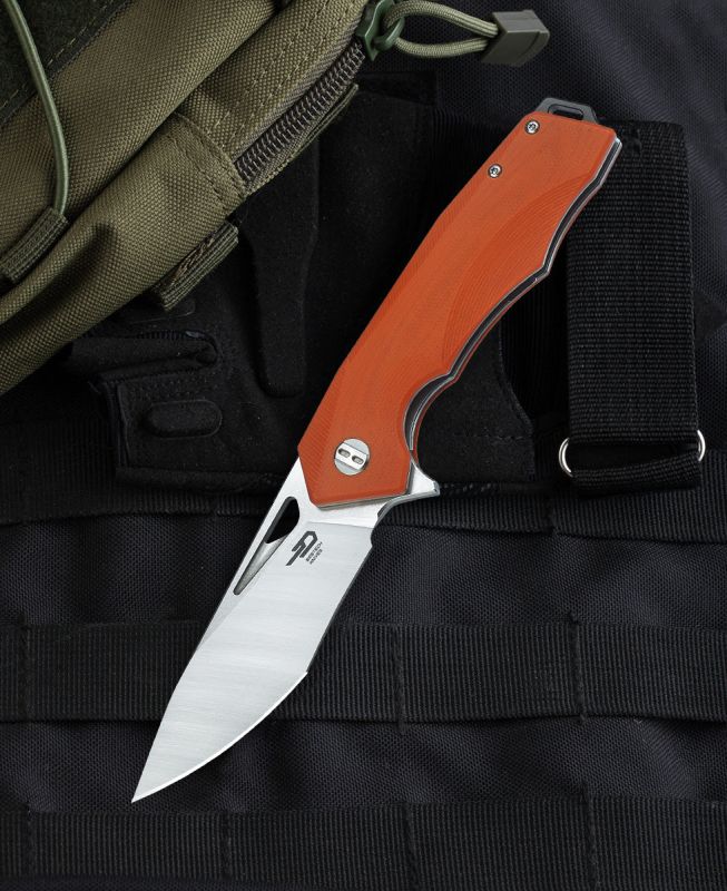 BESTECH Zatvárací nôž TOUCAN Linerlock - orange (BG14D-1)