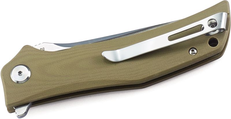 BESTECH Zatvárací nôž SCIMITAR LinerLock - beige (BG05C-1)