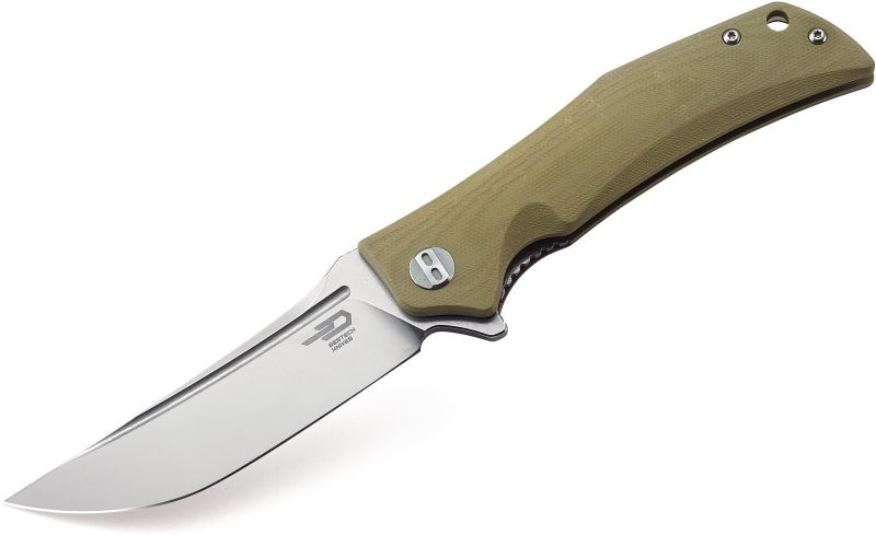 BESTECH Zatvárací nôž SCIMITAR LinerLock - beige (BG05C-1)