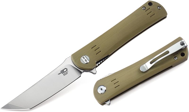 BESTECH Zatvárací nôž KENDO LinerLock - beige (BG06C-1)