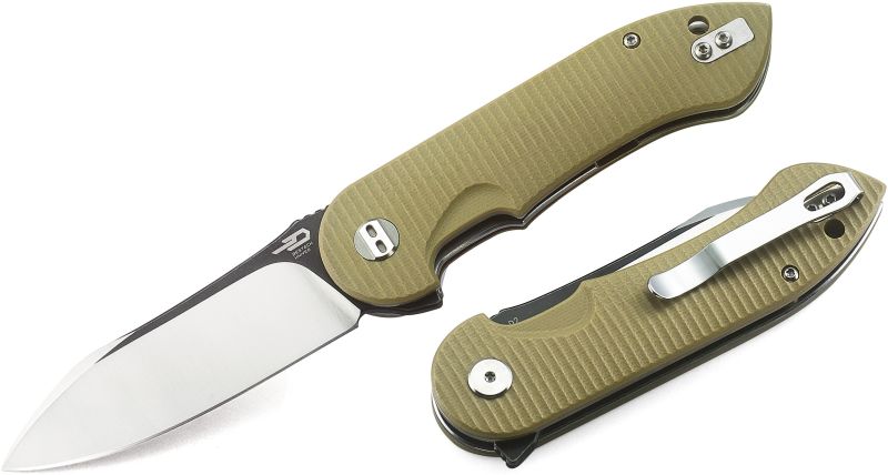 BESTECH Zatvárací nôž TORPEDO LinerLock - beige (BG17B-1)