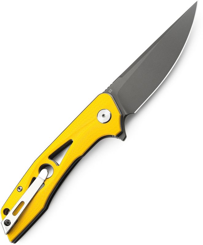 BESTECH Zatvárací nôž EYE OF RA LinerLock Black - yellow (BG23C)