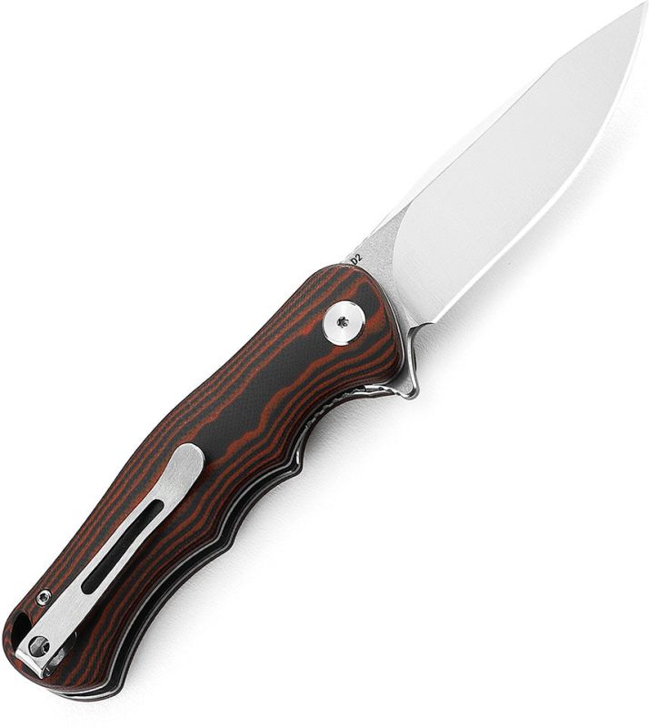 BESTECH Zatvárací nôž BOBCAT LinerLock - black / red (BG22C-1)