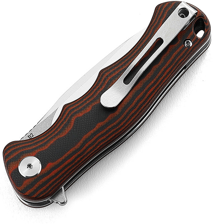 BESTECH Zatvárací nôž BOBCAT LinerLock - black / red (BG22C-1)