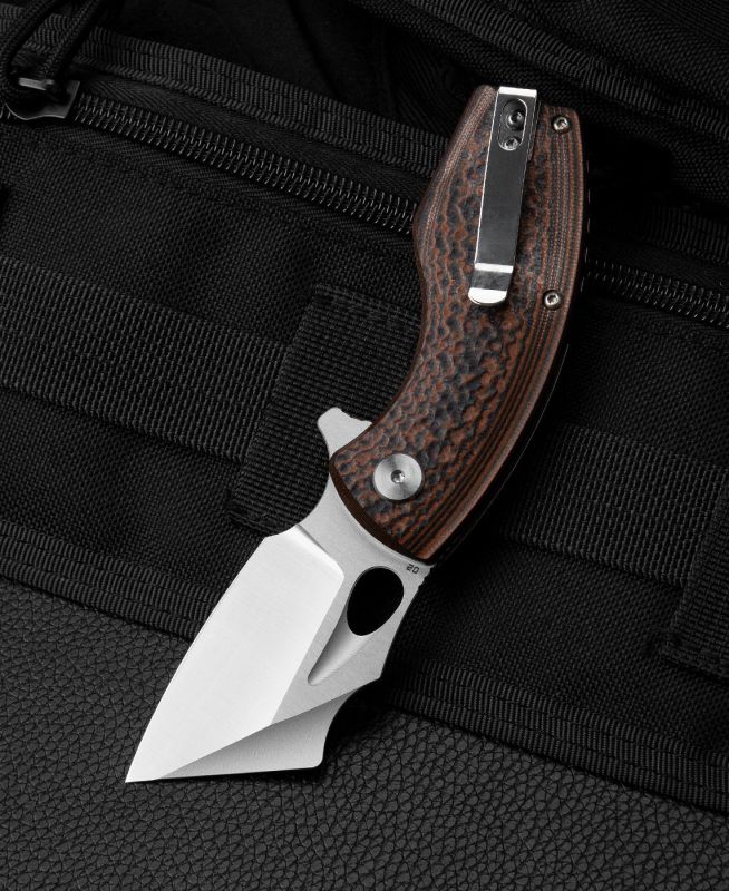 BESTECH Zatvárací nôž LIZARD LinerLock - black / orange (BG39A)