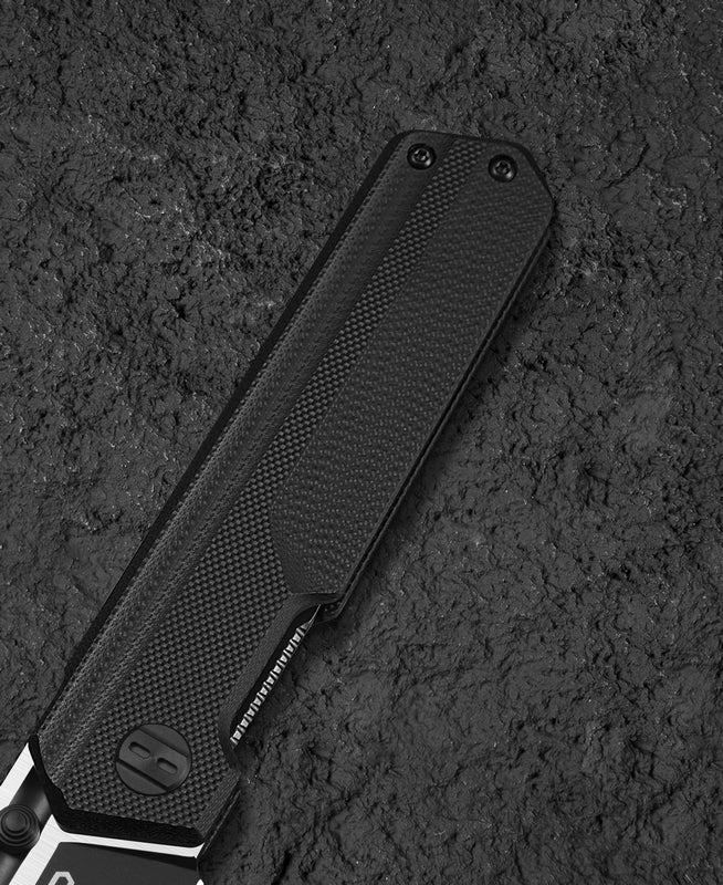 BESTECH Zatvárací nôž TARDIS LinerLock Black - black (BG54A)