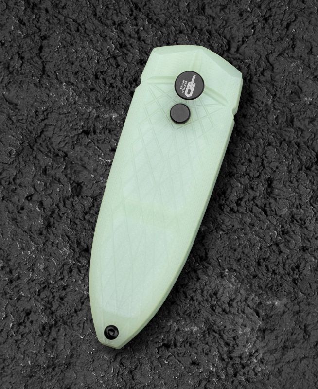 BESTECH Zatvárací nôž QUQU ButtonLock - jade (BG57A-6)