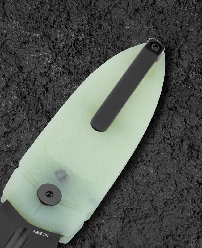 BESTECH Zatvárací nôž QUQU ButtonLock - jade (BG57A-6)