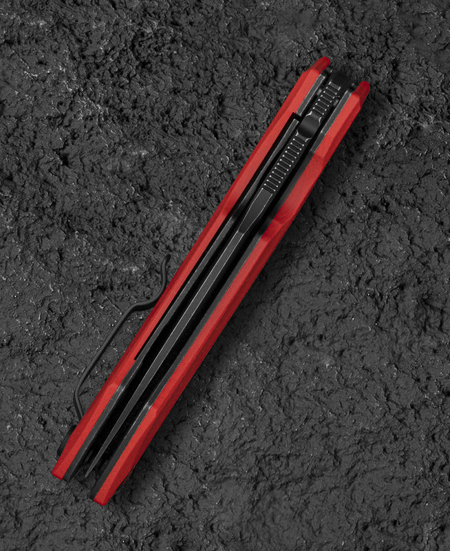 BESTECH Zatvárací nôž IVY LinerLock Black - red (BG59D)