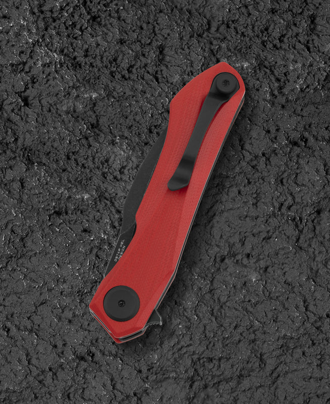 BESTECH Zatvárací nôž IVY LinerLock Black - red (BG59D)