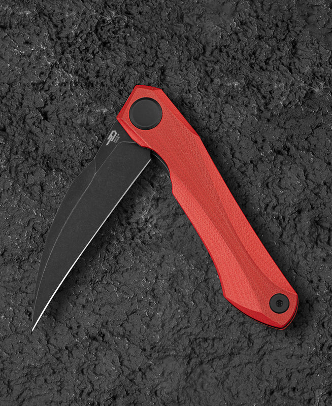 BESTECH Zatvárací nôž IVY LinerLock Black - red (BG59D)