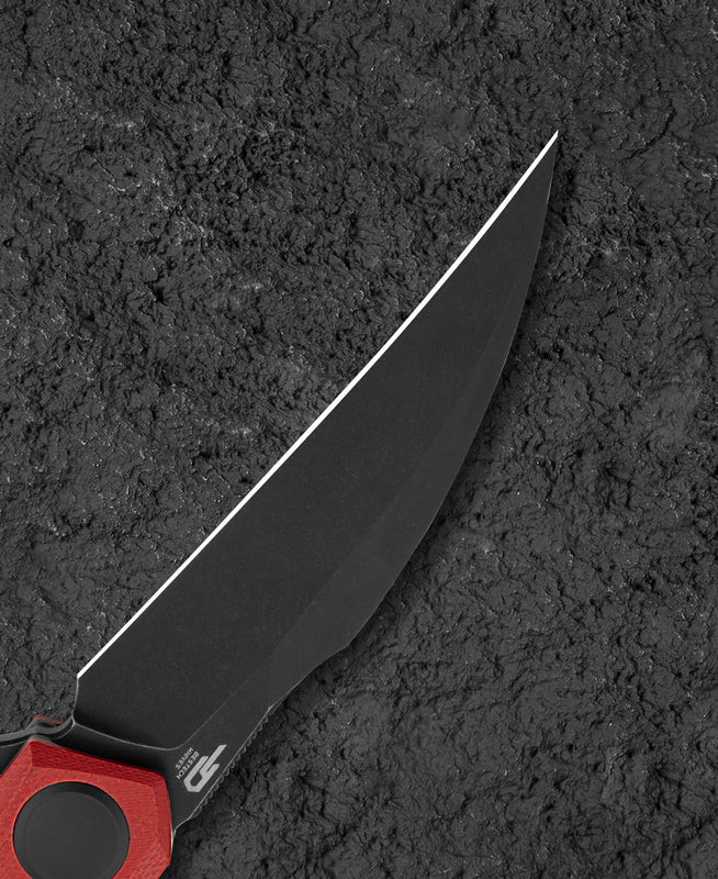 BESTECH Zatvárací nôž IVY LinerLock Black - red (BG59D)