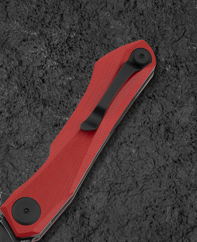 BESTECH Zatvárací nôž IVY LinerLock Black - red (BG59D)