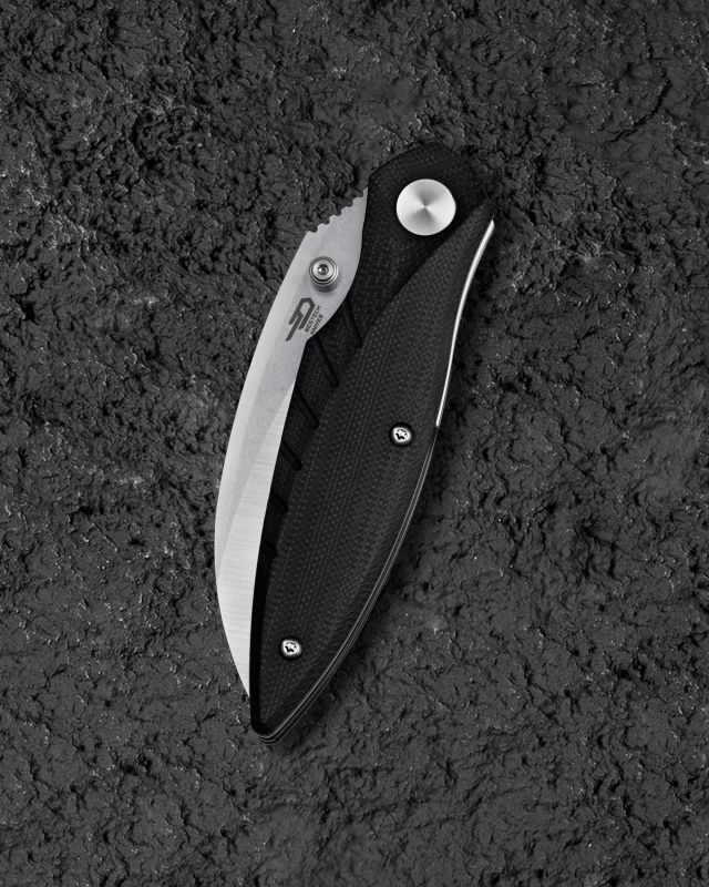 BESTECH Zatvárací nôž MANTIDAE LinerLock - black (BG60A)