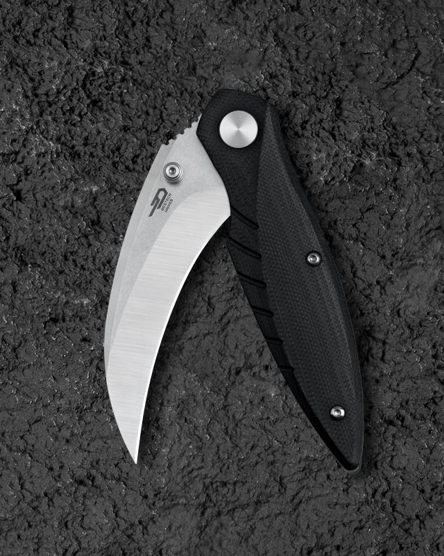 BESTECH Zatvárací nôž MANTIDAE LinerLock - black (BG60A)