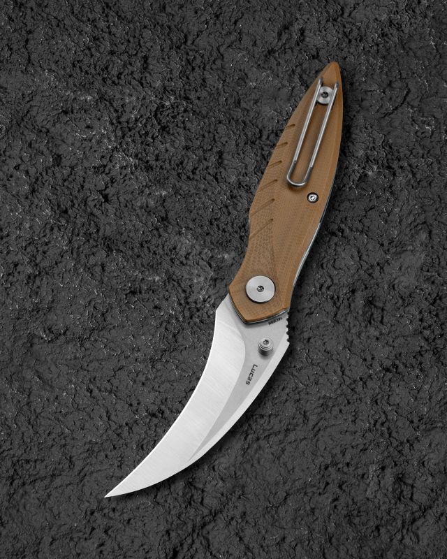 BESTECH Zatvárací nôž MANTIDAE LinerLock - brown (BG60B)