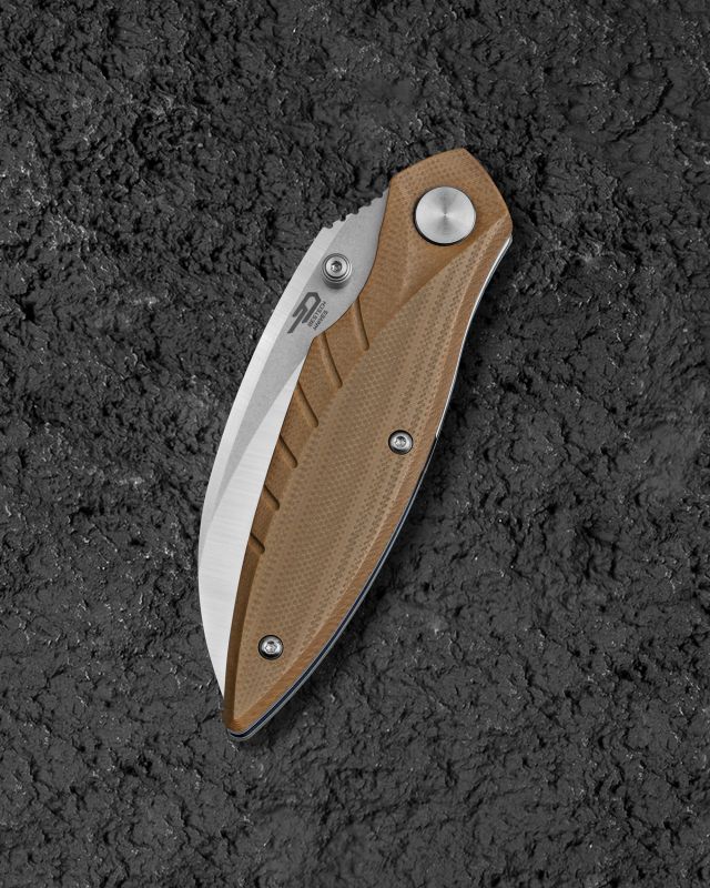 BESTECH Zatvárací nôž MANTIDAE LinerLock - brown (BG60B)