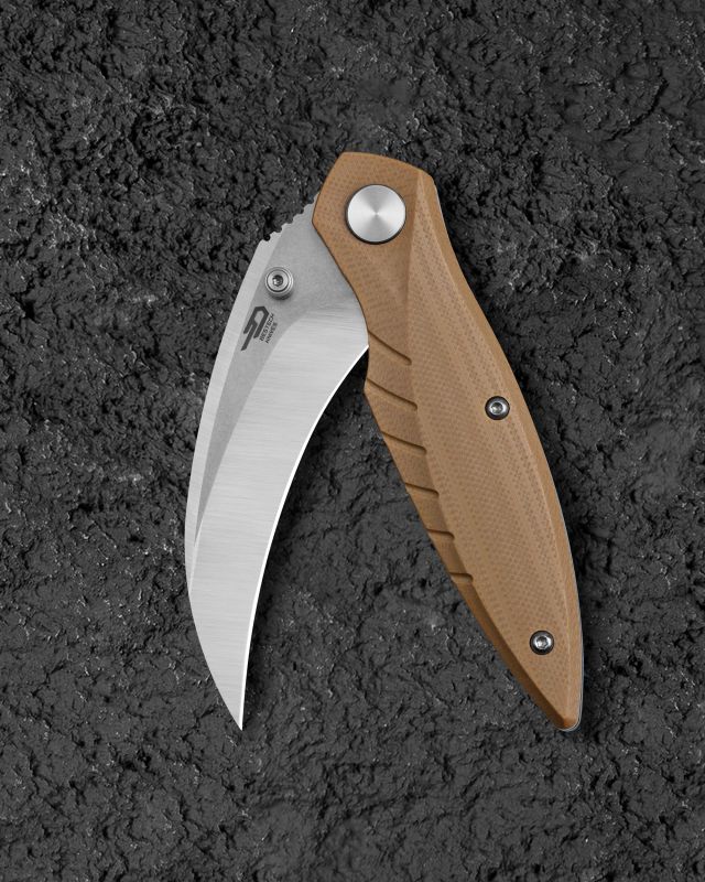 BESTECH Zatvárací nôž MANTIDAE LinerLock - brown (BG60B)