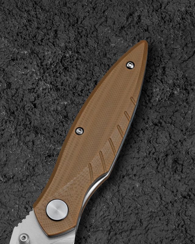 BESTECH Zatvárací nôž MANTIDAE LinerLock - brown (BG60B)