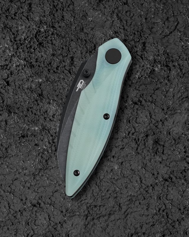 BESTECH Zatvárací nôž MANTIDAE LinerLock Black SW - jade (BG60C)