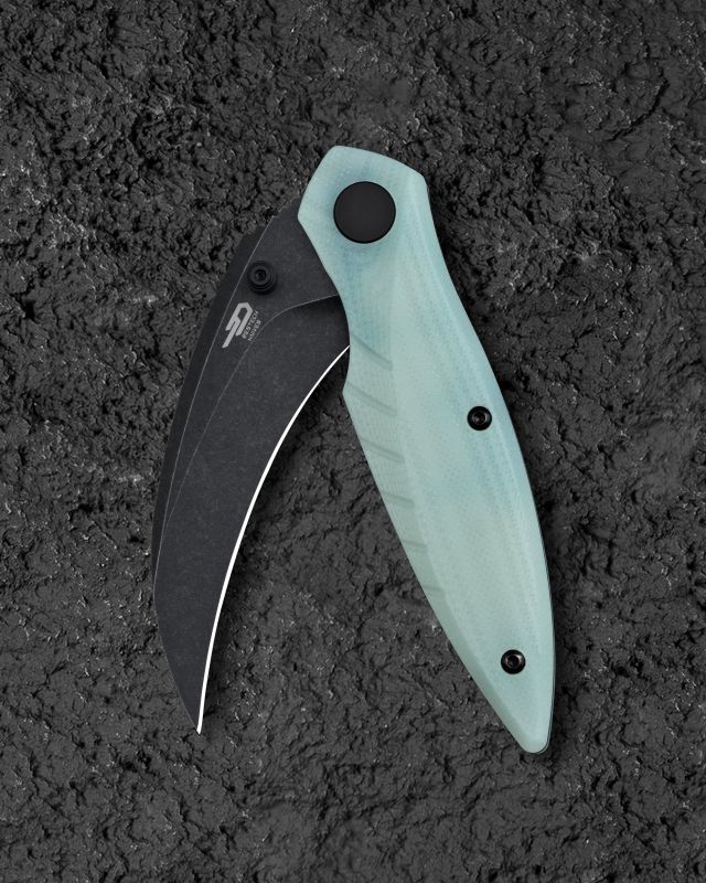 BESTECH Zatvárací nôž MANTIDAE LinerLock Black SW - jade (BG60C)