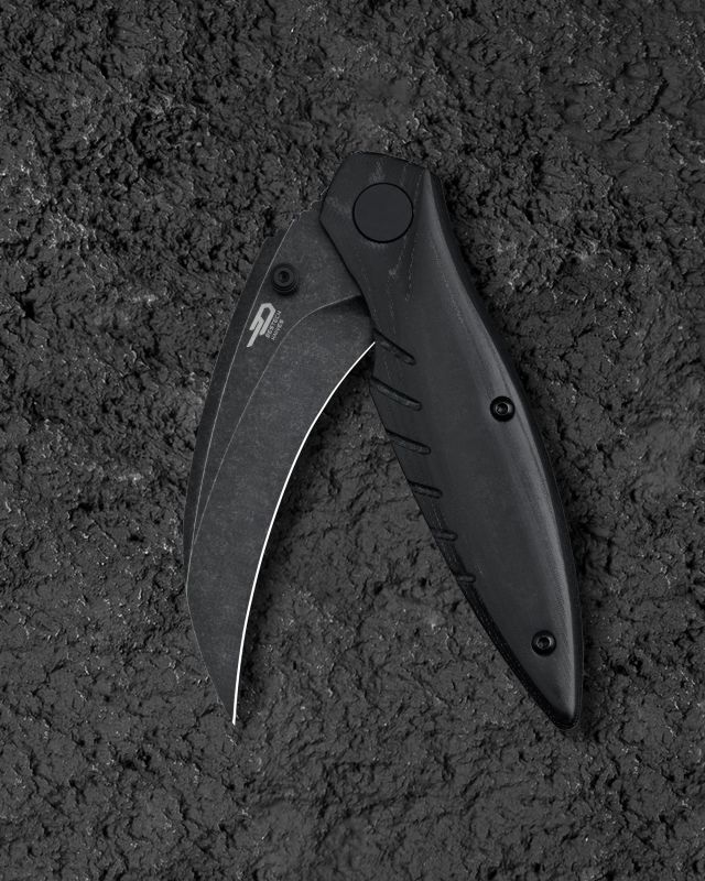 BESTECH Zatvárací nôž MANTIDAE LinerLock Black SW - black (BG60D)