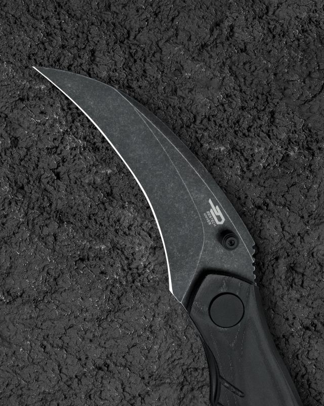 BESTECH Zatvárací nôž MANTIDAE LinerLock Black SW - black (BG60D)