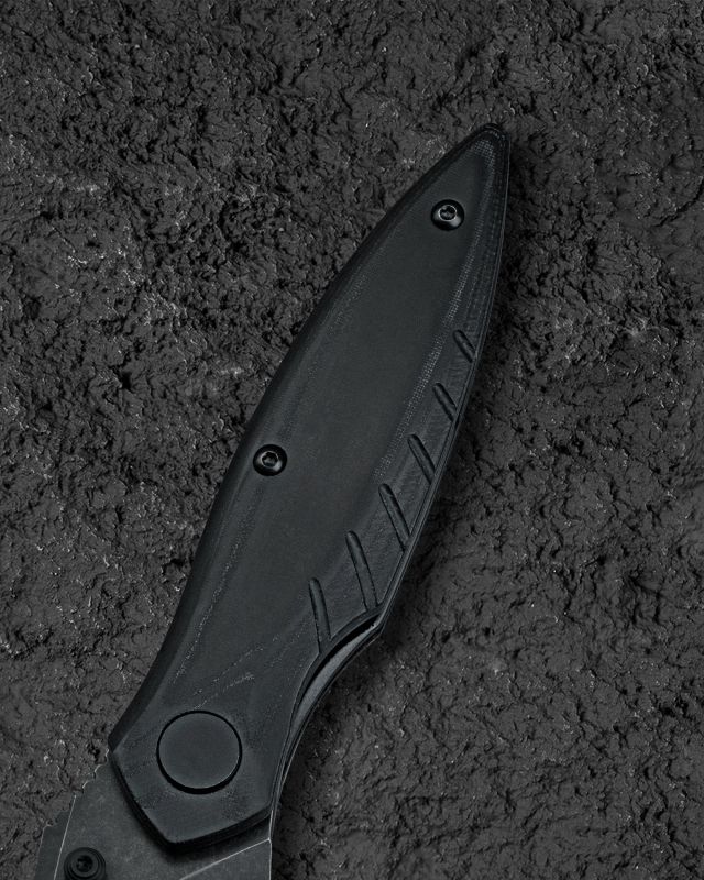 BESTECH Zatvárací nôž MANTIDAE LinerLock Black SW serrated - black (BG60D)