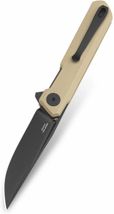 BESTECH Zatvárací nôž MINI DUNDEE LinerLock Black - khaki (BMK03I)