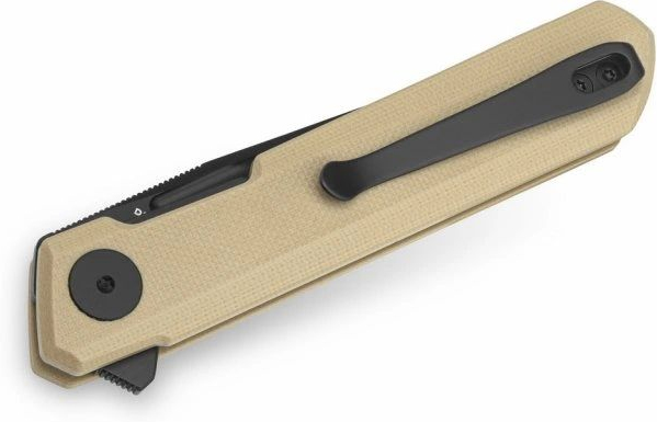 BESTECH Zatvárací nôž MINI DUNDEE LinerLock Black - khaki (BMK03I)