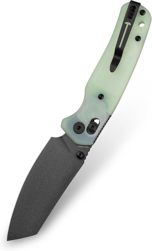 BESTECH Zatvárací nôž CICADA'S WING BarLock Black - jade (BMK06A)